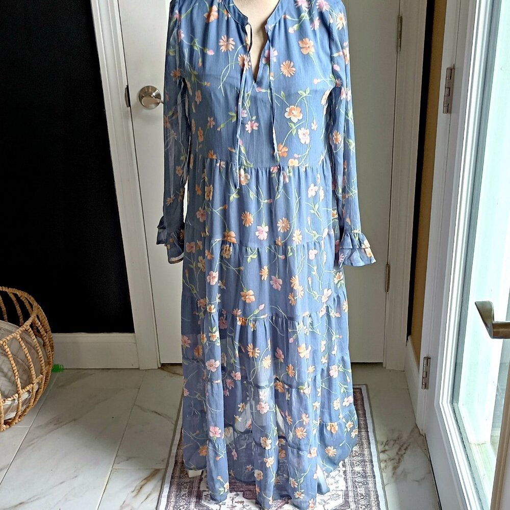 NEW! BOHO FLORAL MAXI DRESS PATRONS OF PEACE